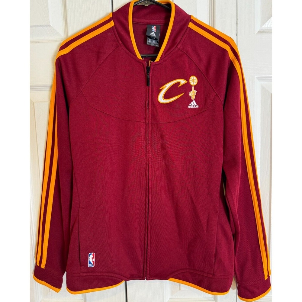 NEW Adidas Cavaliers NBA On-Court Track Jacket Full Zip Women's Sz Medium 5708W